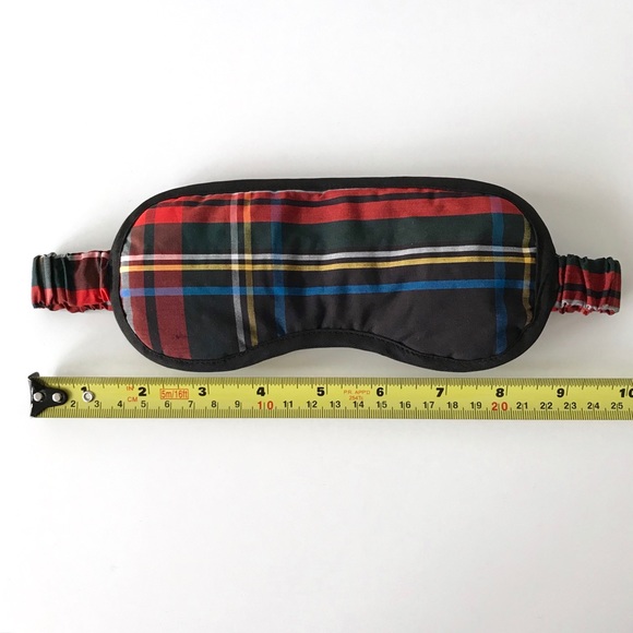NWT J.Crew Stewart Tartan Sleep Mask - Picture 5 of 15